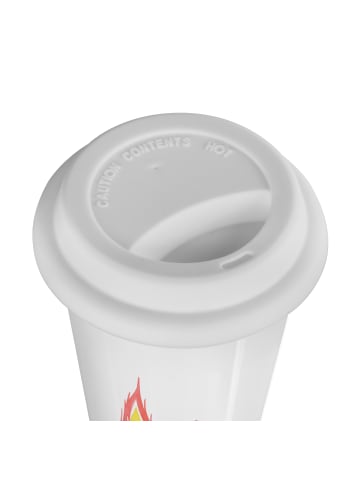 Mr. & Mrs. Panda Thermobecher Streichhölzer ohne Spruch in Weiß