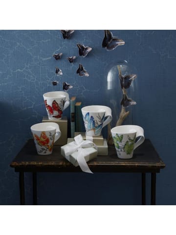 Villeroy & Boch Becher mit Henkel NewWave Caffè 300 ml in weiß-blau