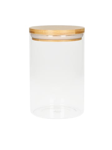 elasto Glasbehälter "Bamboo" in transparent - 1,6 l