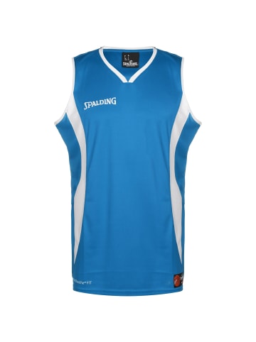 Spalding Tanktop Jam in blau / weiß