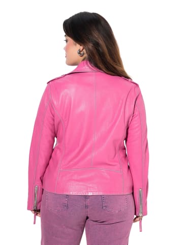 Angel of Style Lederjacke in hibiskuspink