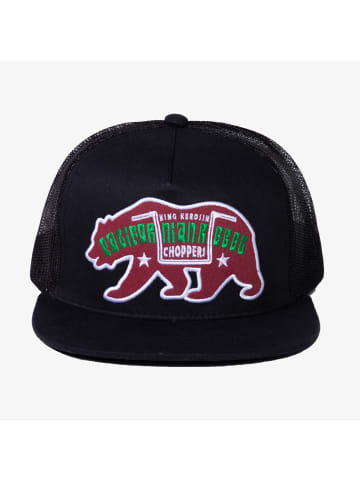 King Kerosin King Kerosin Snapback Mesh Cap Californian Rebel in schwarz