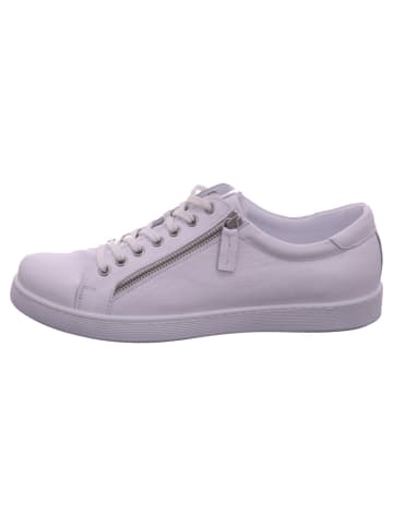 Esgano Damenschnürrschuhe halb sportlicher Boden Da.- Sneaker in  Weiß
