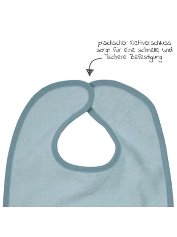 Wörner Riesen-Klettlätzchen 30 x 45 cm - Stickerei in gruen,motiv