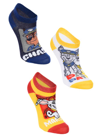 Paw Patrol 3er-Set: Sneaker Socken in Mehrfarbig
