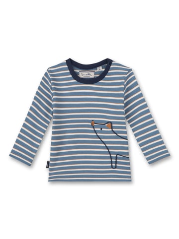 Sanetta Langarmshirt in Blau