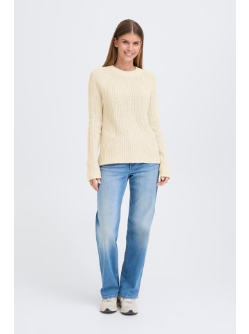 Oxmo Strickpullover OXKanna in Beige