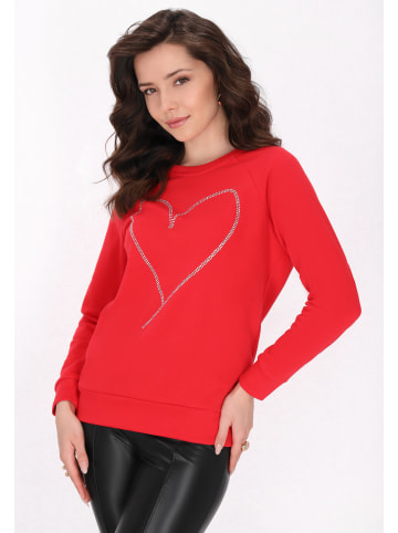 faina Women Sweatshirt in red