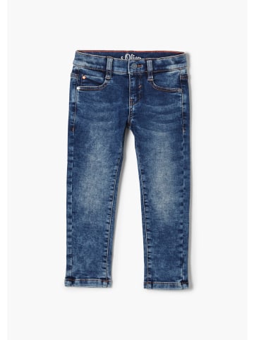 S. Oliver Denim Hose lang in Blau