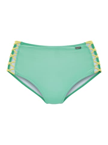 Venice Beach Highwaist-Bikini-Hose in mint