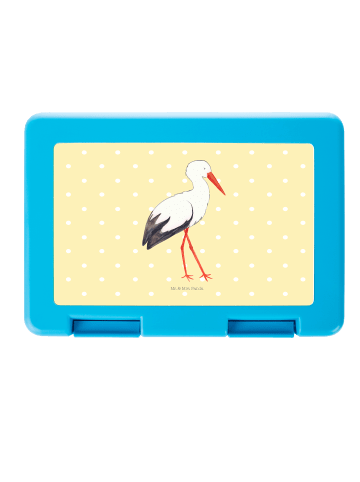 Mr. & Mrs. Panda Lunchbox Storch ohne Spruch in Gelb Pastell