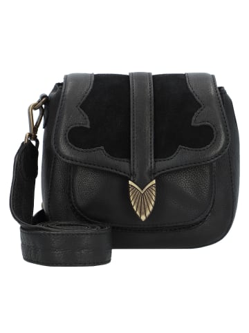 Cowboysbag Oily Cow Umhängetasche Leder 18 cm in black