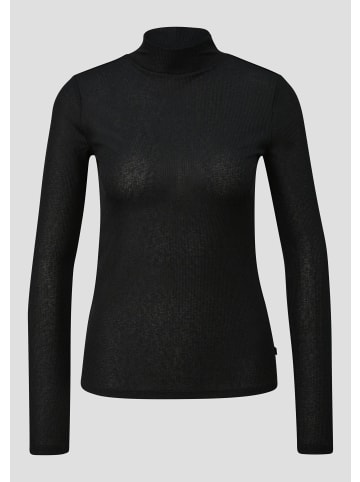 QS T-Shirt in 9999_schwarz