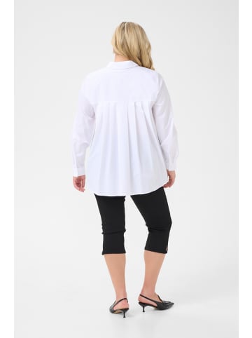 KAFFE curve Langarm - Hemd KCsera Regular fit in Optical White