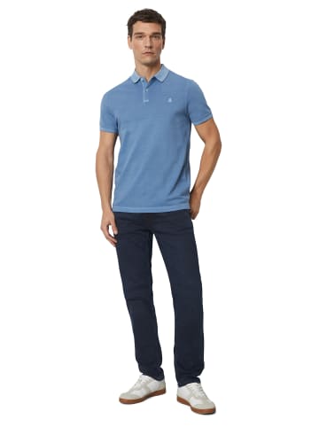 Marc O'Polo Poloshirt Piqué shaped in wedgewood