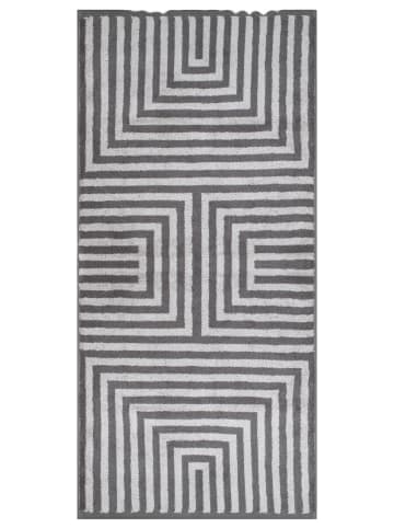 Ross 4 X Handtuch 2 X Duschtuch im Set Grafik in Grau