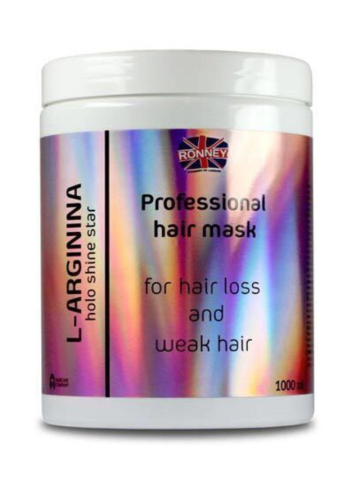 Ronney Professional Holo shine star Maske L-Arginina für Haarverlust und schwaches Haar 1000 ml