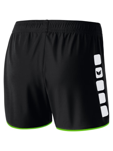 erima Classic 5-C Shorts in schwarz/green