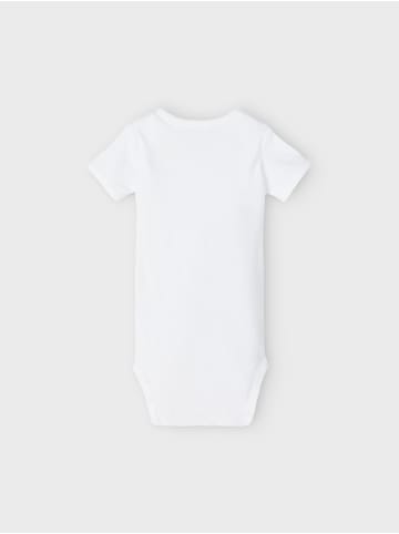 name it Unisex 3er-Pack Bodys kurzarm einfarbig Black 50