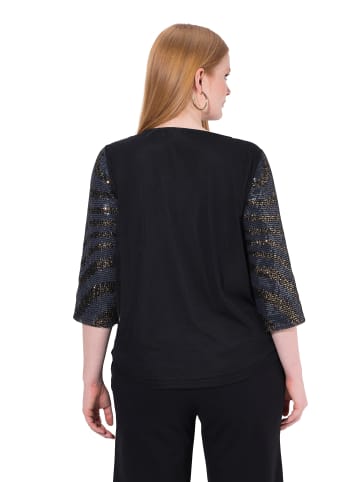 Ulla Popken Bluse in schwarz