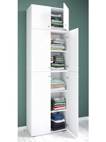 ebuy24 Kleiderschrank LonaXXL 1 Weiß 70 x 39 cm