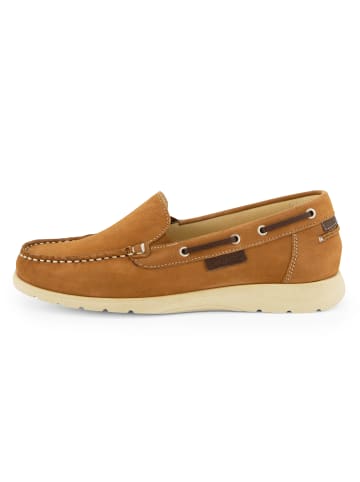 TRAVELIN' Slip-On-Sneaker Seatown in Cognac