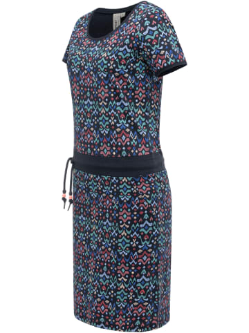 ragwear Minikleid Baomi Print YOUMODO in Navy
