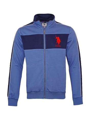 U.S. Polo Assn. Sweatjacke 'Nels' in blau