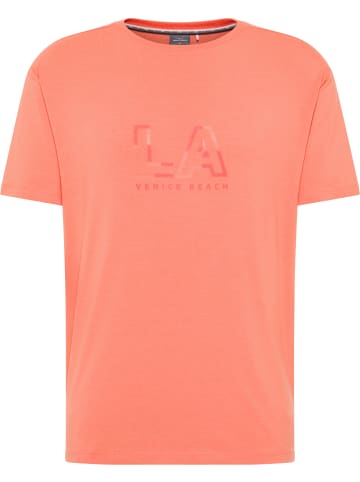 Venice Beach Rundhalsshirt VB Men BRETT in red salmon