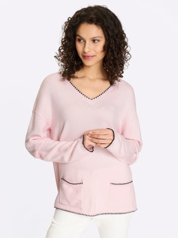 Heine Pullover in hellrosé-meliert