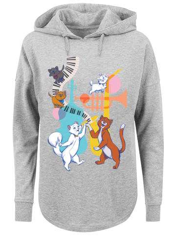 F4NT4STIC Oversized Hoodie Disney Aristocats Dancing in grau