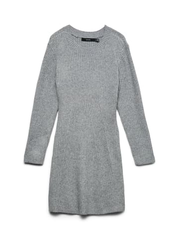 Vero Moda Strickkleid in Medium Grey Melange