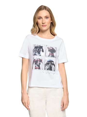 Betty Barclay Basic Shirt mit Aufdruck in Patch White/Black