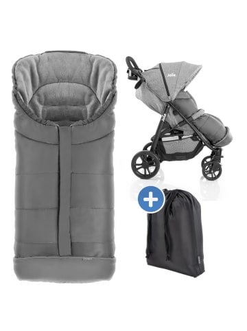 Zamboo Fußsack für Joie Buggy (Litetrax, Mytrax, Chrome uvm.) in grau