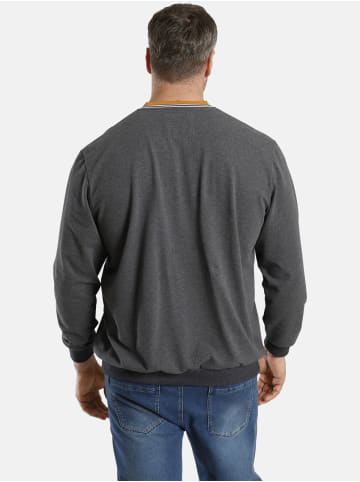 Charles Colby Sweatshirt EARL GWILYM in dunkelgrau melange