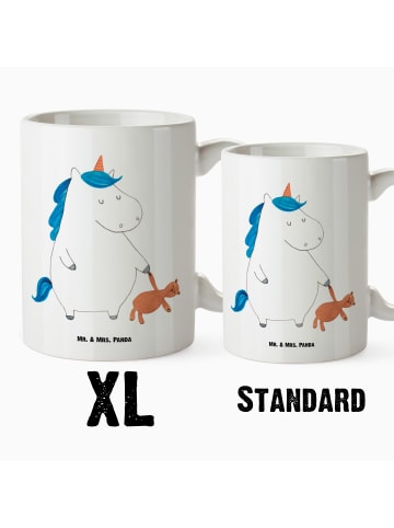 Mr. & Mrs. Panda steingut tasse Einhorn Teddy ohne Spruch in Weiß