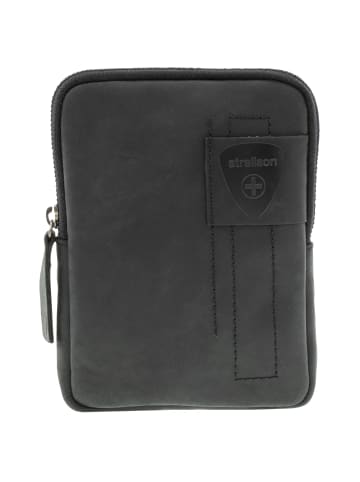 Strellson Richmond Brian Umhängetasche Leder 13 cm black