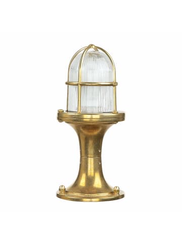 Licht-Erlebnisse Wegeleuchte (B)11.5 x (L)11.5 x (H)25 cm in Messing