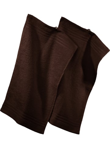 REDBEST Frottier Gästetuch 2er-Pack New York in braun