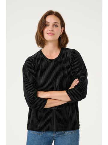 Kaffe Langarm-Bluse KAcaca in Black Deep CC.