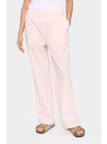 SAINT TROPEZ Casual Hose FindreSZ Gerade Passform in Sepia Rose