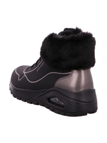 Skechers Schnürboots in Schwarz