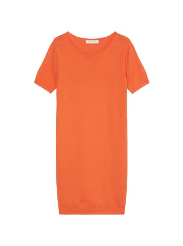 Marc O'Polo Kurzarm-Strickkleid relaxed in fruity orange