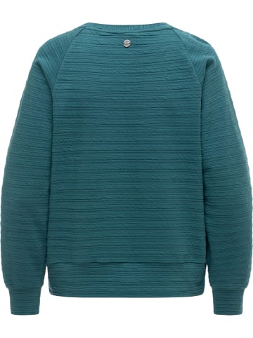 ragwear Rundhalspullover Joann Crepe in Ocean Green