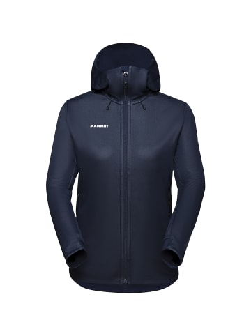 Mammut Softshell-Jacke Ultimate VII mit Kapuze in Marine