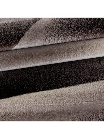 KADIMA DESIGN Teppich Kurzflor Waschbar Abstrakt ASPEN Strapazierfähig OEKO-TEX in Braun