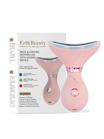 ErthSkin LED Anti-Aging Hals- & Kiefer-Sculptor – Pink