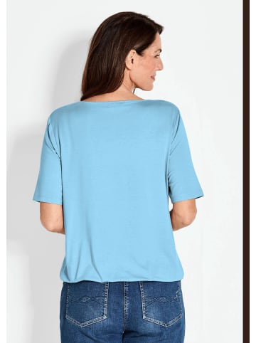 GOLDNER Kurzgröße:  Shirt in hellblau