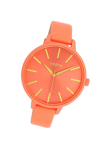 Oozoo Armbanduhr Oozoo Timepieces orange groß (ca. 42mm)