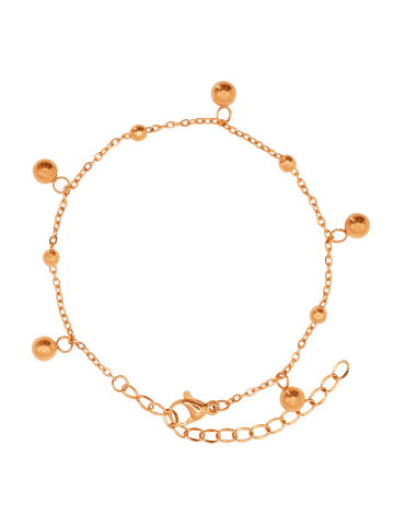 Steel_Art Armkette mit Anhänger Emilia rose goldfarben in rosegoldfarben